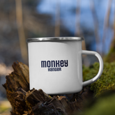 Monkey Hanger Enamel Mug